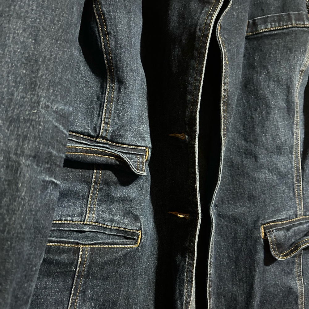 Vintage Denim Jacket, size XL, the two buttons are missing (picture included) - Picture 4 of 7